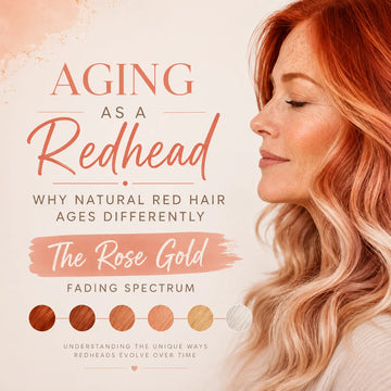 Why natural red hair ages differently