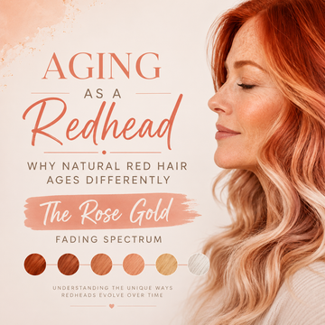 Why natural red hair ages differently