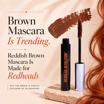 Brown Mascara Is Trending. Reddish Brown Mascara Is Made for Redheads Redhead Revolution