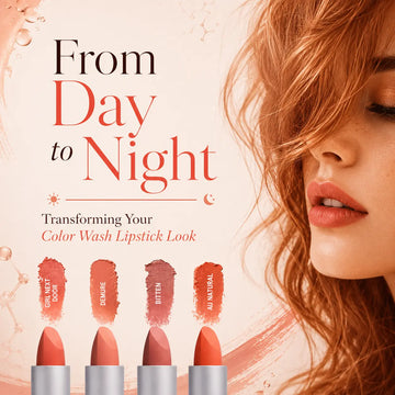 From Day to Night - Transforming your Color Wash Lipstick by Redhead Revolution