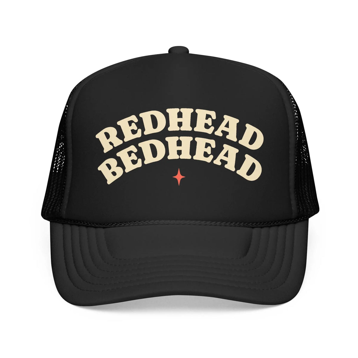 Redhead Bedhead Retro Trucker Hat