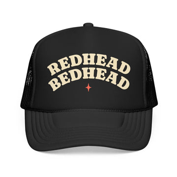 Redhead Bedhead Retro Trucker Hat