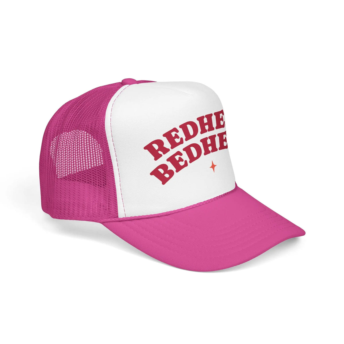 Redhead Bedhead Retro Trucker Hat