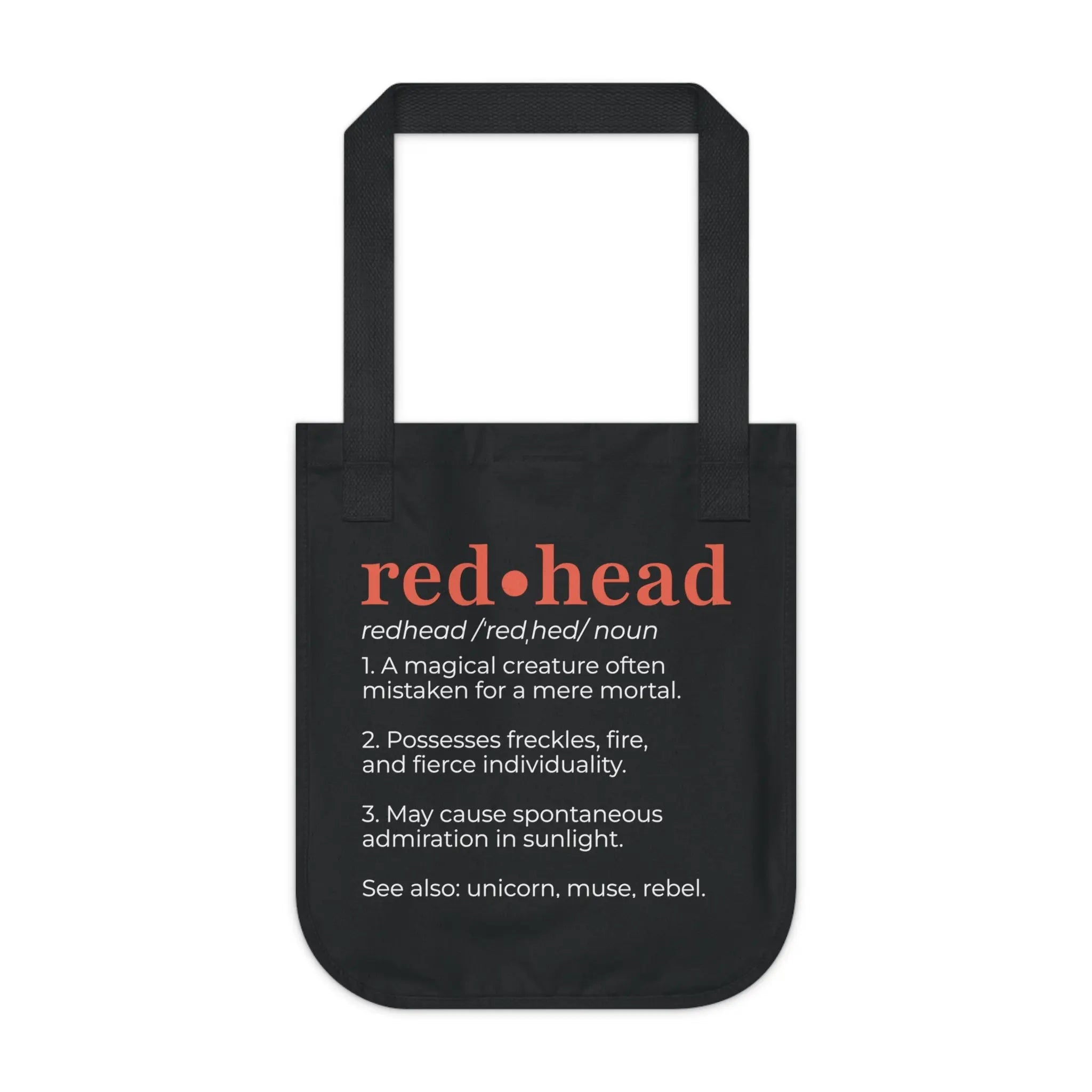 Redhead Definition Tote Bag