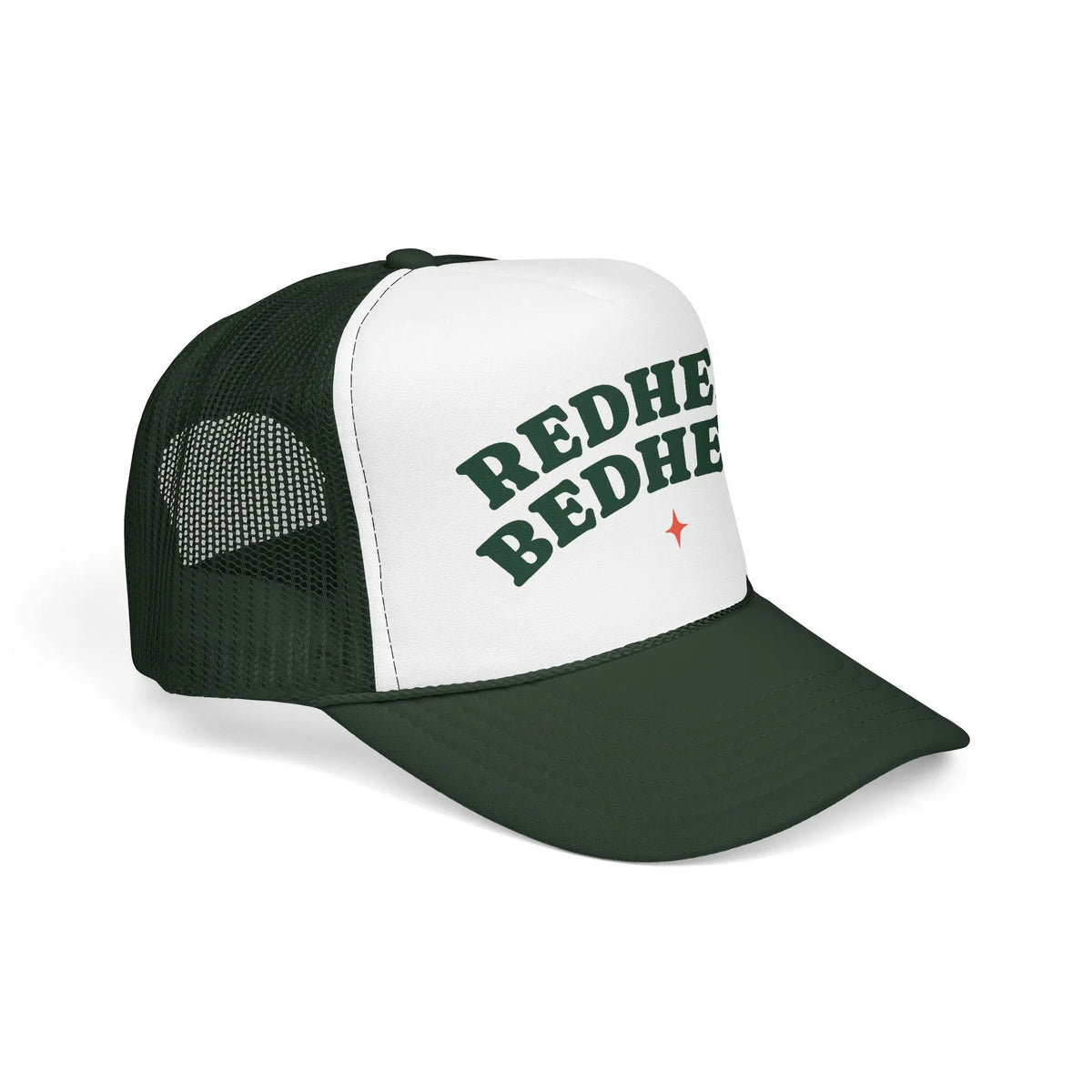Redhead Bedhead Retro Trucker Hat