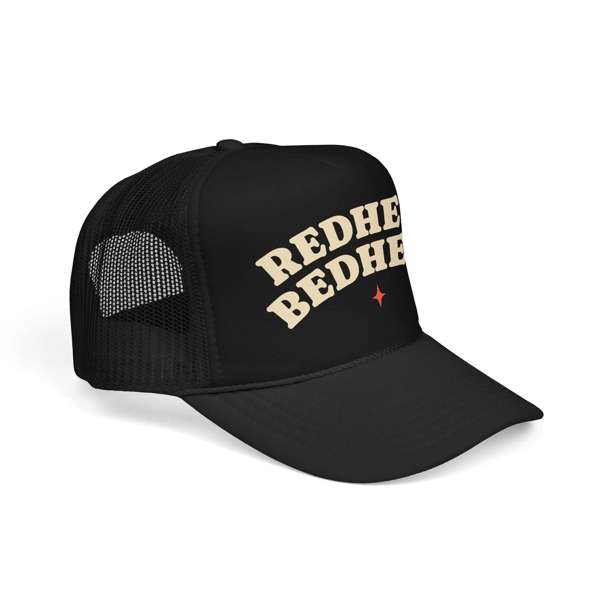Redhead Bedhead Retro Trucker Hat