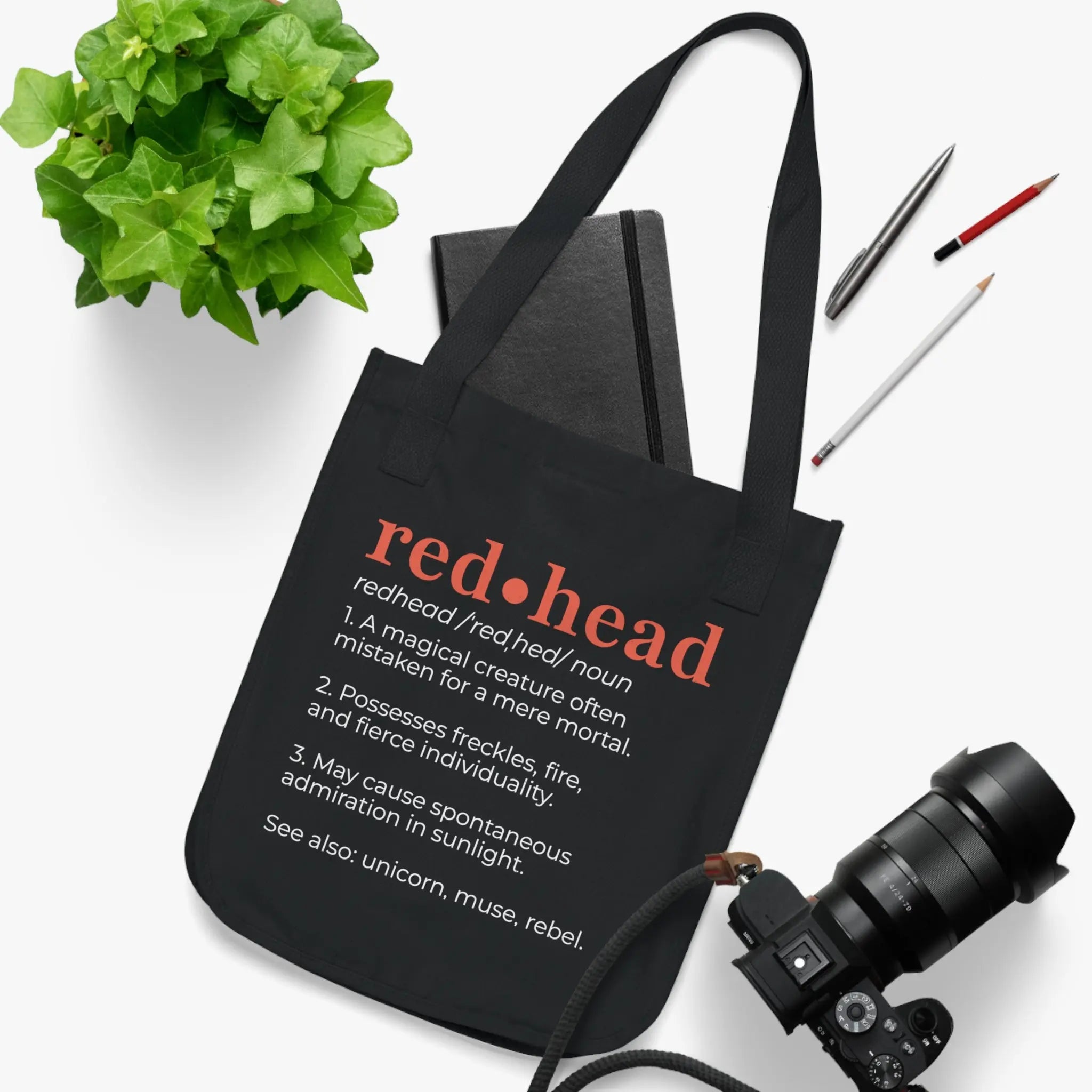 Redhead Definition Tote Bag