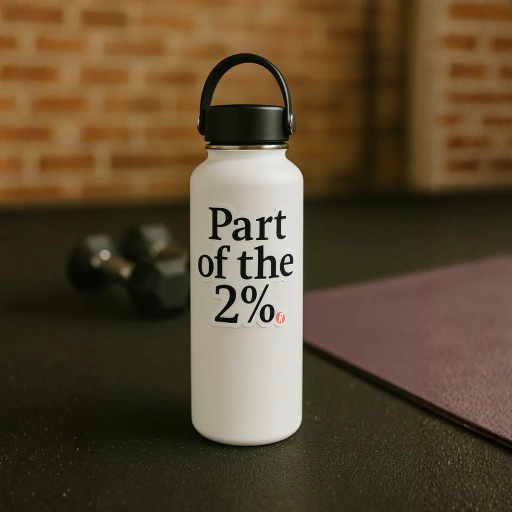 Part of the 2% Sticker (3" x 3") Redhead Revolution