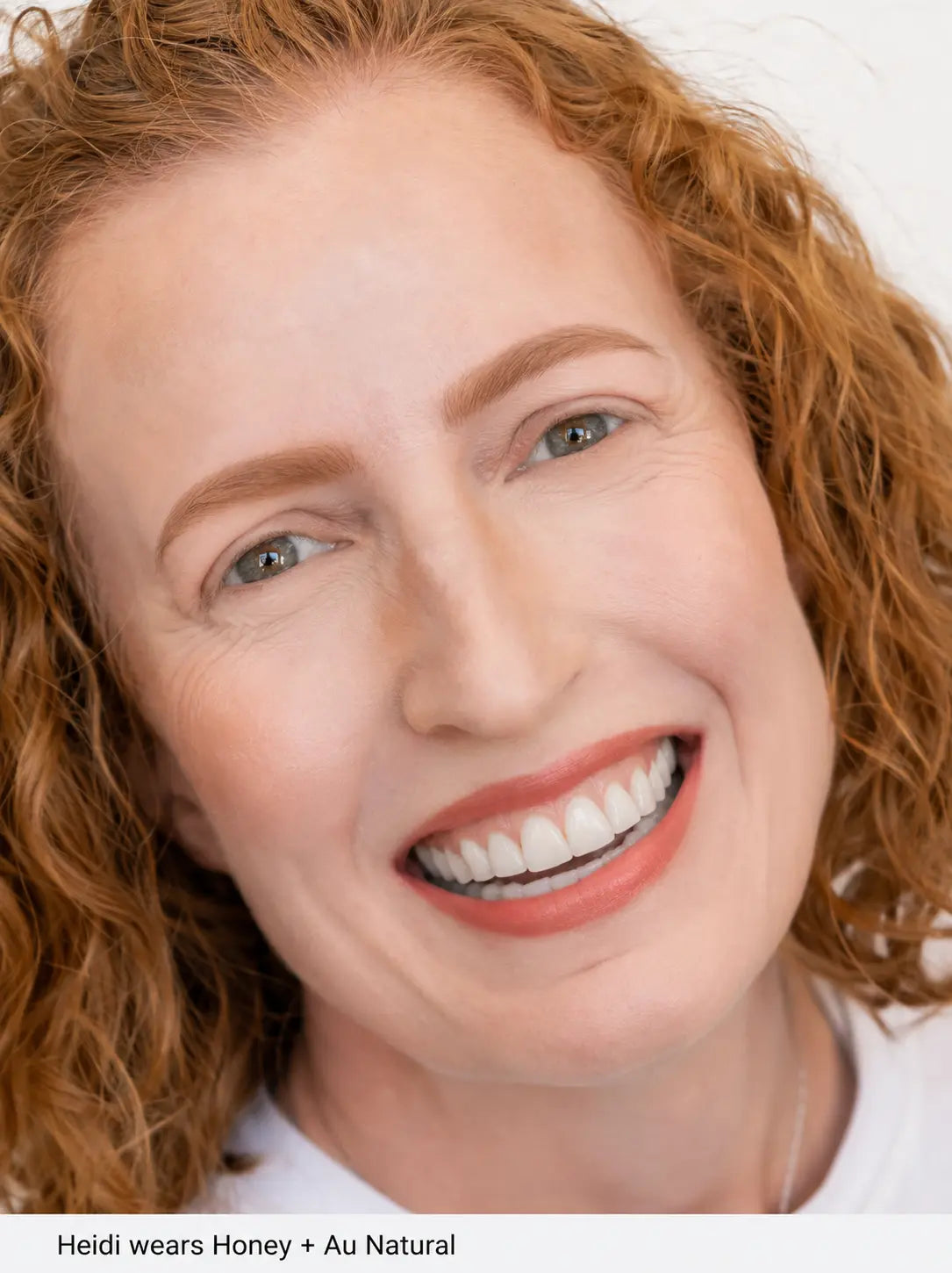 Heidi Wearing Honey Brow Love Gel & Au Natural Color Wash Lipstick